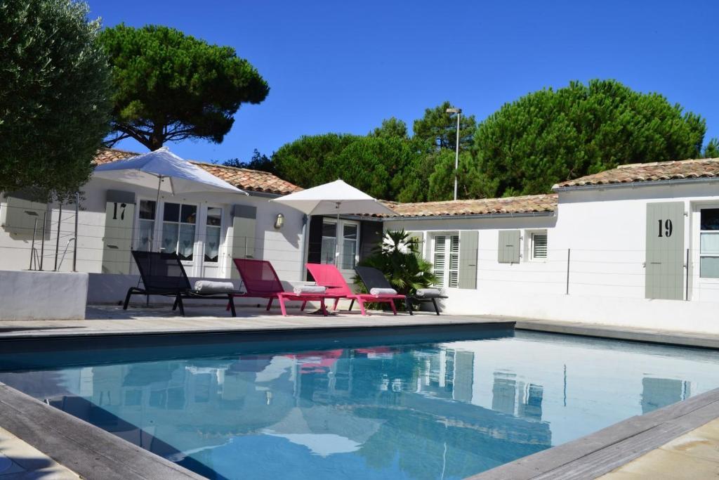 Hotel Les Bois Flottais Le Bois-Plage-en-Re Bagian luar foto